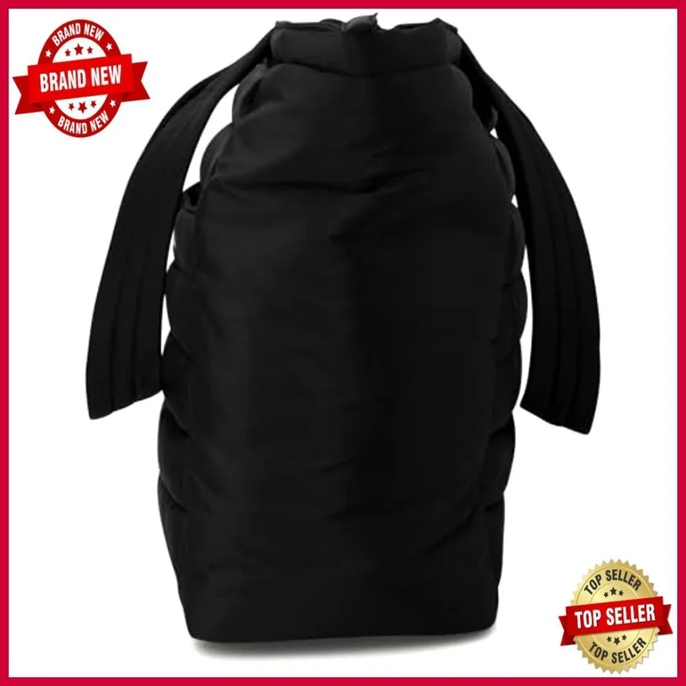 Large Lightweight Puffer Travel Tote with Zipper Shoulder Bag
